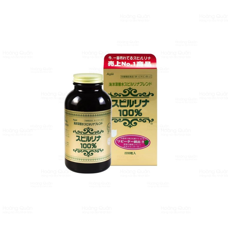Japan Algae Spirulina 2200 Tablets Asian Authentic