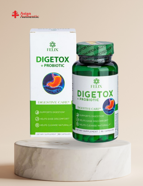 Pills that help support digestion and improve intestinal microflora Felix Box of 60 pills