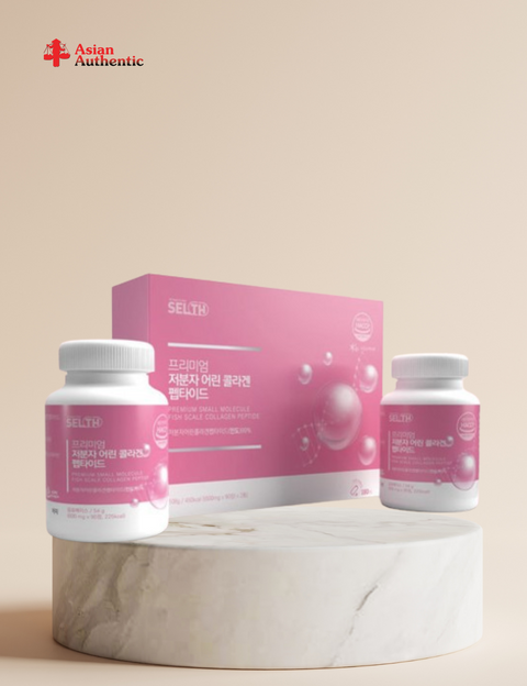 Collagen Premium Small Molecule Fish Scale melasma and freckle treatment tablets from Korea