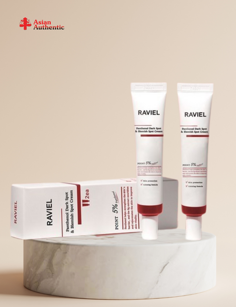 Raviel Panthenol Cream Korean Melasma and Freckles Treatment Cream