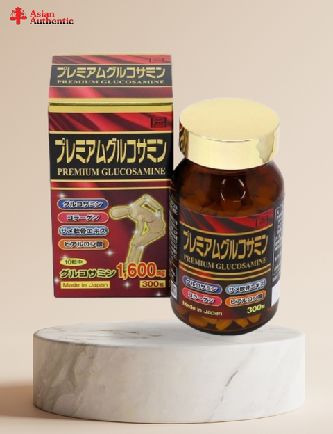 Bone and joint support pills from fish cartilage Ribeto Shoji Premium Glucosamine 300 pills