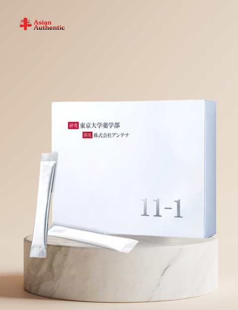 Japanese API 11-1 digestive balance probiotic powder (Box of 30 packs x 2g)