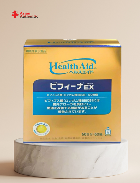 Premium HealthAid Bifina EX live probiotic powder (Box of 60 packs)