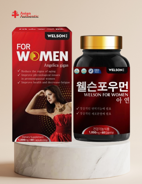 Welson For Women Korean Female Hormone Improvement Pills 60 Pills