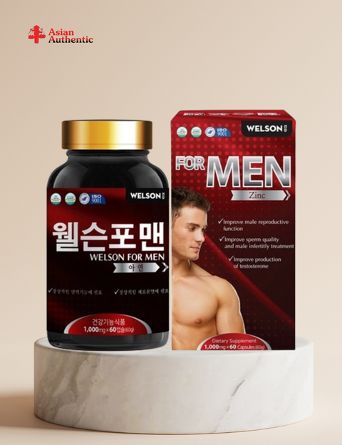 Welson For Men Male Enhancement Pills Box of 60 Korean Capsules