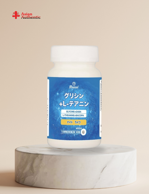 Mamori Glycine L-theanine sleep support pills are extracted from benign ingredients 90 pills