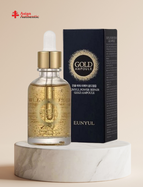 Eunyul Power Repair Gold Ampoule 99.9% Pure 24K Gold Essence 50 ml | Brightens skin, improves wrinkles