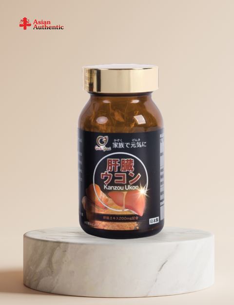 Genki Fami Kanzou Ukon liver tonic pills - Liver protection solution from Japan 90 tablets