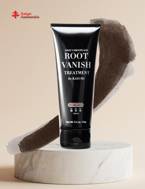 Root Vanish organic silver hair dye KIWABI