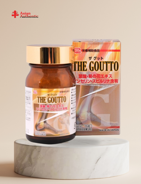 Gout treatment support pills Ribeto Shoji The Goutto 75 pills