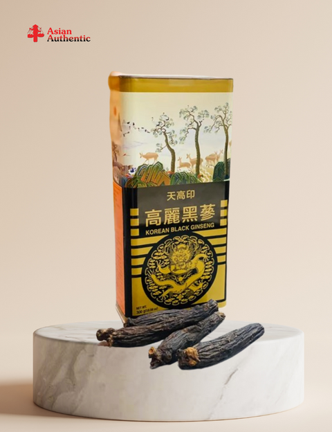 Genuine Korean King Dried Black Ginseng Box 300g