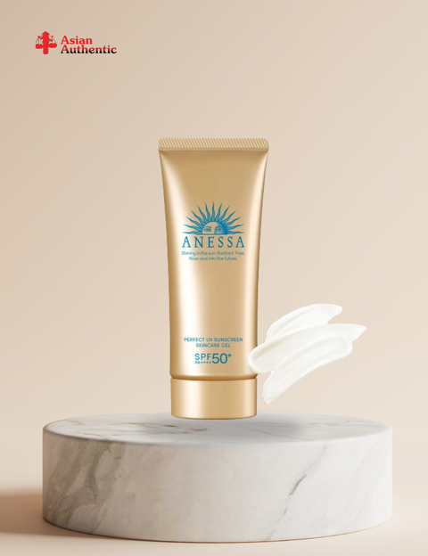 Anessa Perfect UV Sunscreen Skincare Moisturizing Sunscreen Gel SPF50+/PA++++ (90g) (New Model 2022)