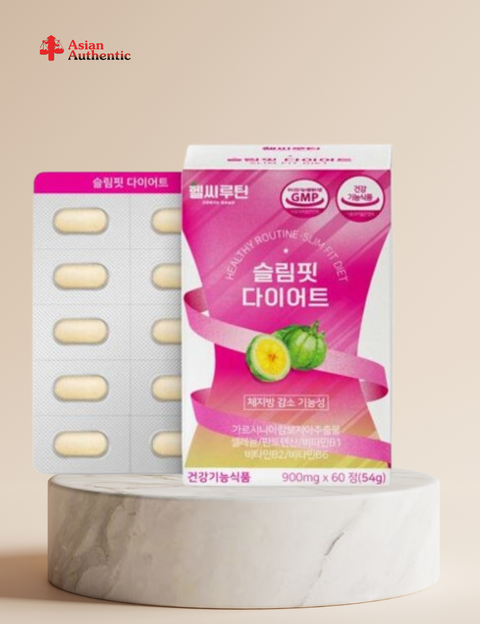 Korean Healthy Routine Slim Fit Diet Weight Loss Pill (60v)