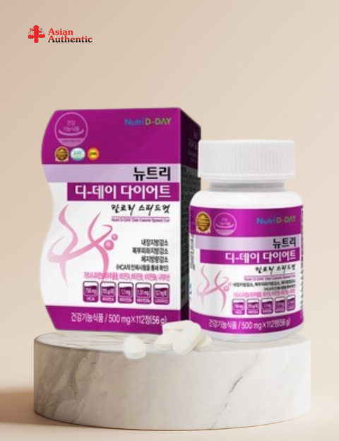 Korean Nutri D-Day Diet Calorie Speed Cut Weight Loss Pill (112V)