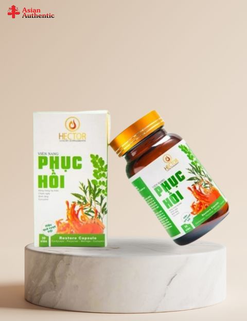 Hector Health Recovery Capsules Bottle of 30 Capsules