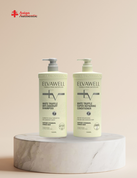(1000ml) Elvawell super smooth anti-dandruff shampoo