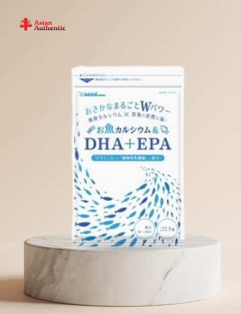 Seedcoms Fish Calcium Supplement Combination DHA+EPA 30 pills (30 days)