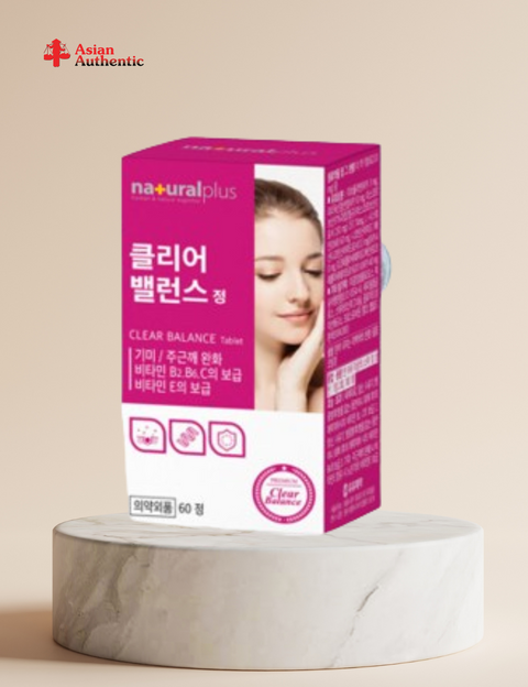 Combo Clear Balance Tablet Natural Plus (60v) to treat melasma and freckles