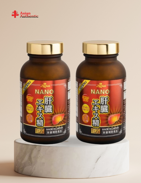 Combo of 2 boxes of liver detoxification pills Nichiei Bussan Liver Extract Sperm EX 330 pills