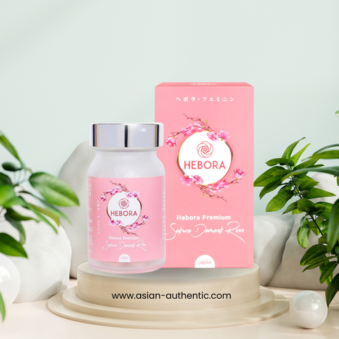 Hebora Sakura Damask Rose Body Fragrance Tablets