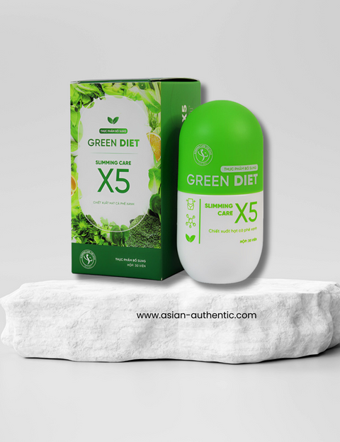 Slimming Care X5 Green Diet Detox Weihgt Loss Pills – Box of 30 tablets