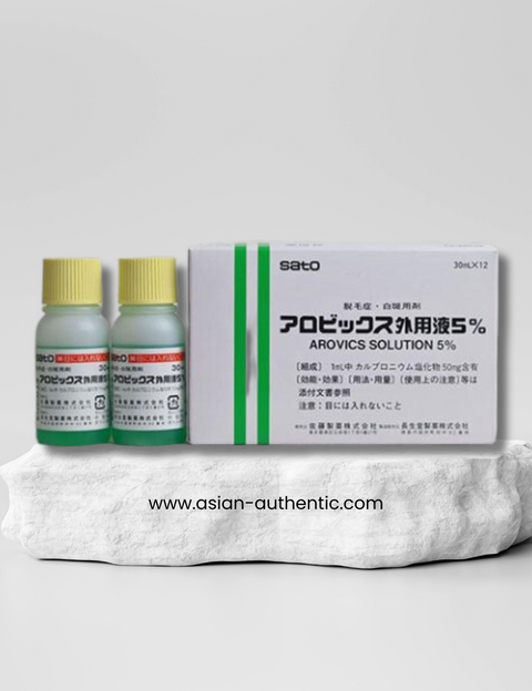 Sato Arovics Solutions 5% Hair Growth Serum- made in Japan