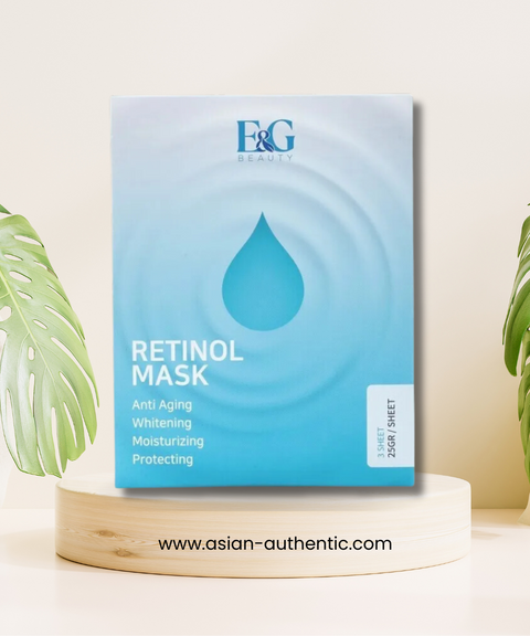 E&G Beauty Retinol Essence Masks (box of 3 sheets)
