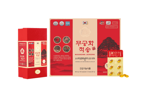 Government MUGUNGHWA Jeoksong premium red pine essential oil - 180 tablets