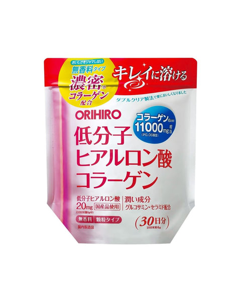 Orihiro Hyaluronic Acid Collagen Powder 11,000mg 180g