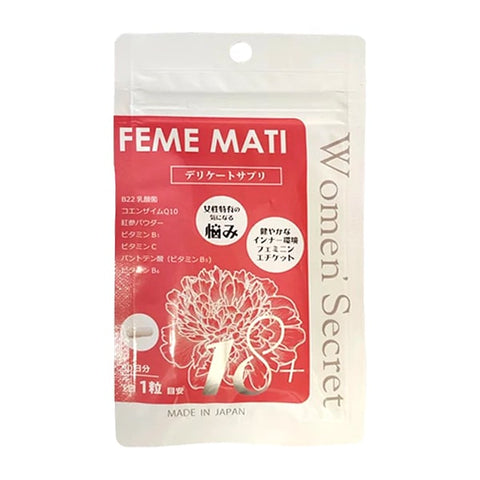 Feme Mati Women's Secret Japanese Gynecological Tablets (30 Tablets)