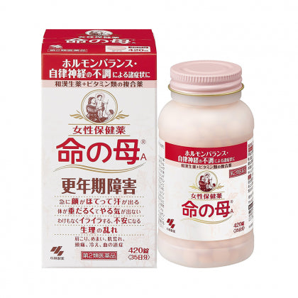 Kobayashi Inochi no Haha A Menopause Premenstrual Supplement 420 Tablets