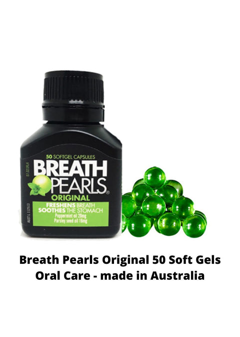 Breath Pearls Original Freshens Breath Oral Care (50 softgel tablets)