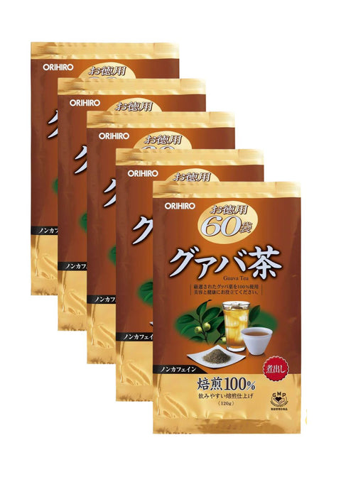 [set of 5] Orihiro Guava Leaf Weight Loss Tea (60 packs x5)