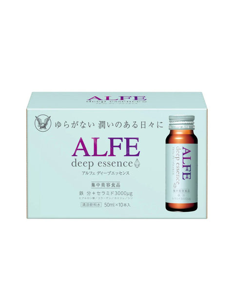 Alfe Ceramide Skin Beauty Drink with Iron Deep Essence (10 bottles x 50ml))