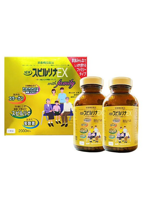 Golden Spirulina EX Family 2000 tablets