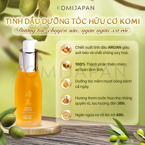 Komi Japan Hair Essential Nourishing Argan Oil 50ml